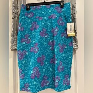 NWT LuLaRoe Disney Medium Cassie Pencil Skirt - Minnie Mouse